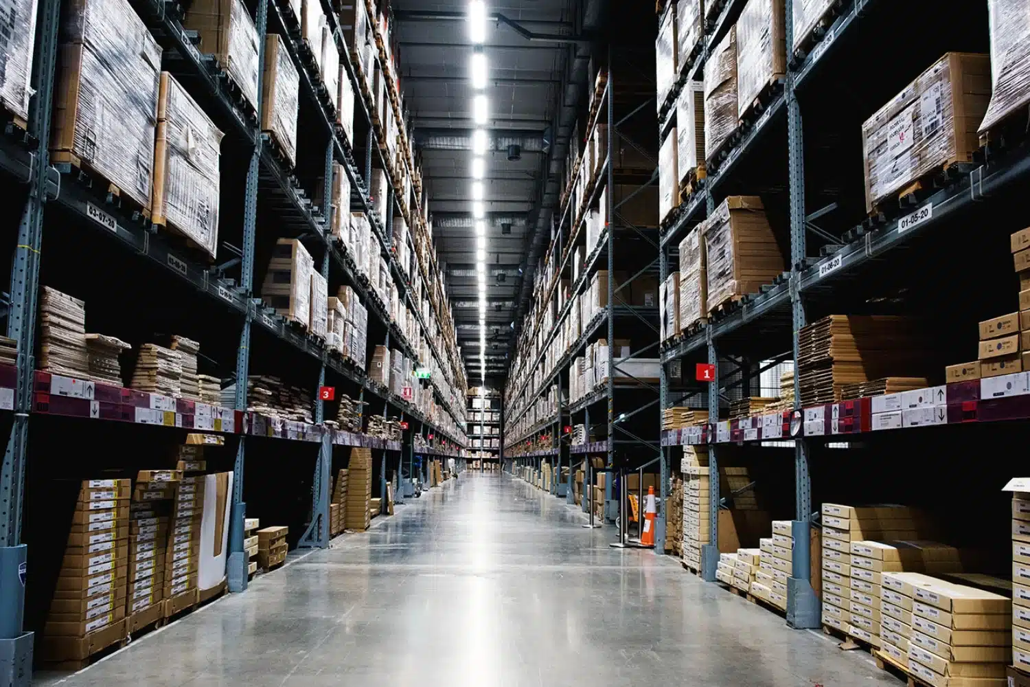 Image of warehouse racking and shelving